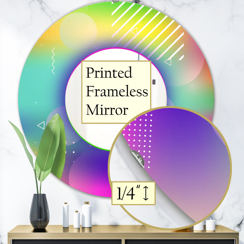 Miroir mural Spacy Dimensions 1, H 23,6 po x l 23,6 po