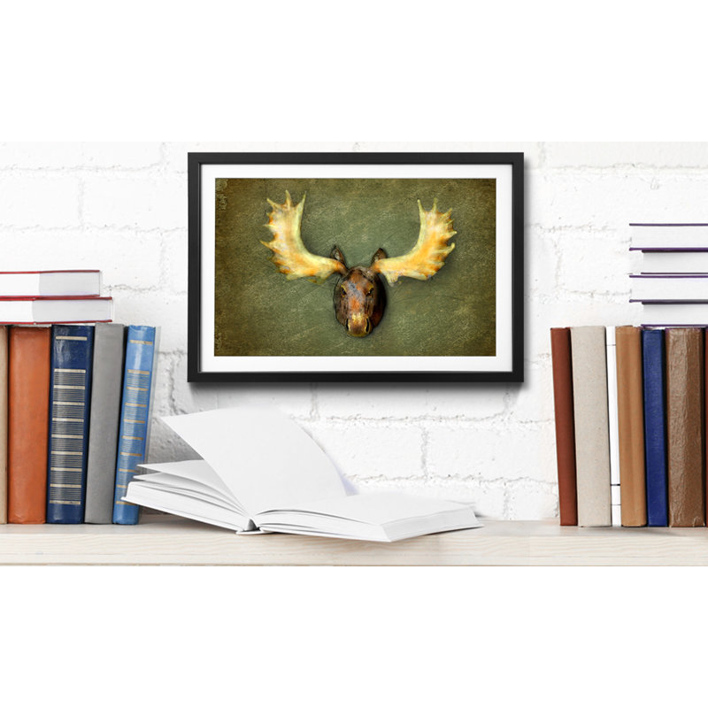 The Elk - Single Picture Frame Print, 60cm H x 80cm W