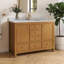 Ensemble de meuble-lavabo simple 48 po avec comptoir en marbre et lavabo sous-comptoir Aura-1479745667