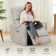 Swivel and Rocker Power Recliner Chair with USB Port Soft Breathable Leather
