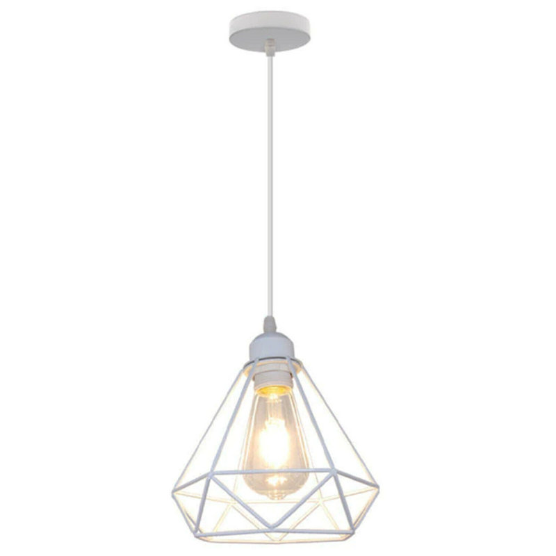 Schuler 1 - Light White Geometric Pendant
