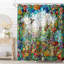 Ensemble de rideau de douche Floral