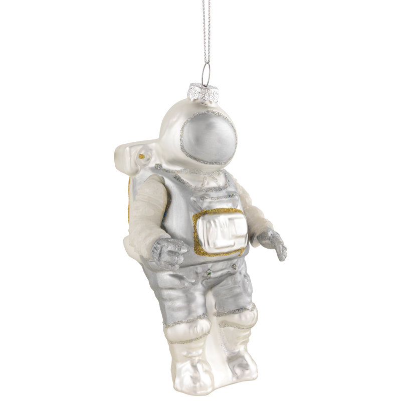 5 " Glass Hanging Figurine Ornament