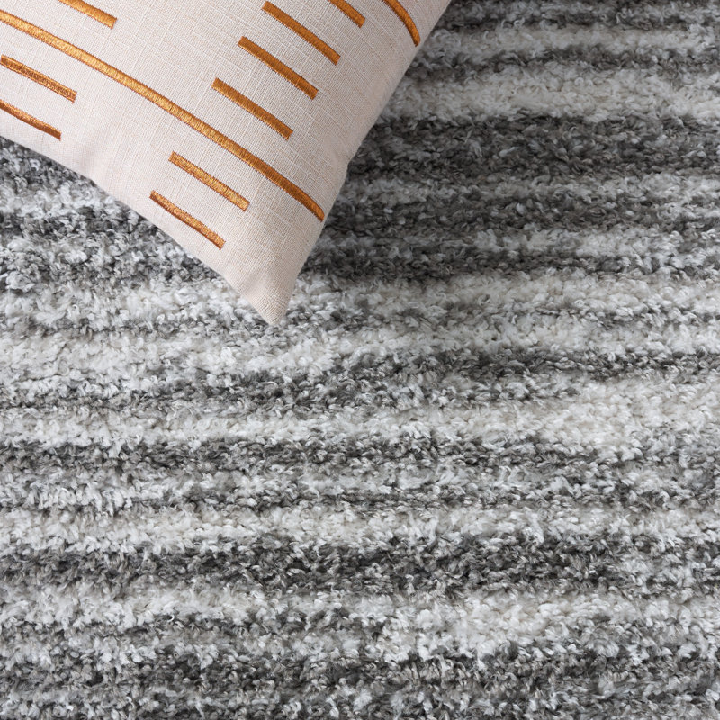 Atlantis Shag 104 Performance Abstract Rug, 2'-2" X 8'-0" Runner