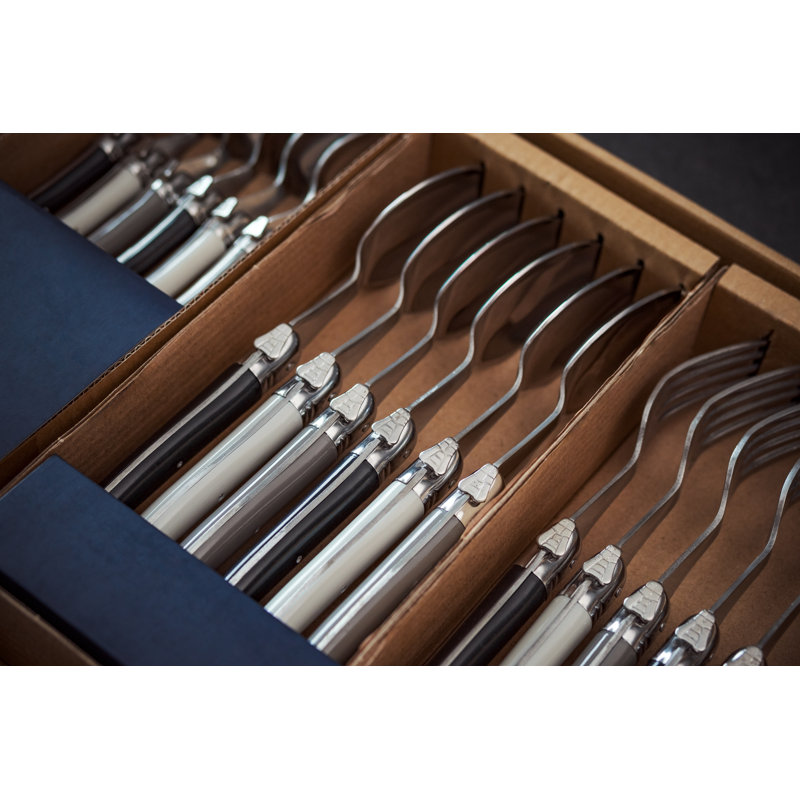Laguiole Production 24 Pce Flatware Set Iris