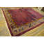 Wool 1920s Purple / Lavender Mauve Hand Knotted Pile Antique Rectangle Rug