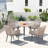 Johnella Round 35.4'' Outdoor Dining Table-1151495830-1168660837