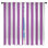 Purple Vertical Stripes Window Curtains Stripes Sheer & Room Darkening - 2 Panels