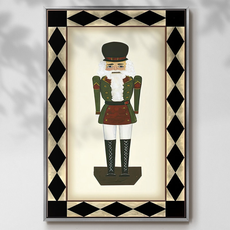 " Nutcracker II ", Silver, 37" H x 25" W x 1.5" D