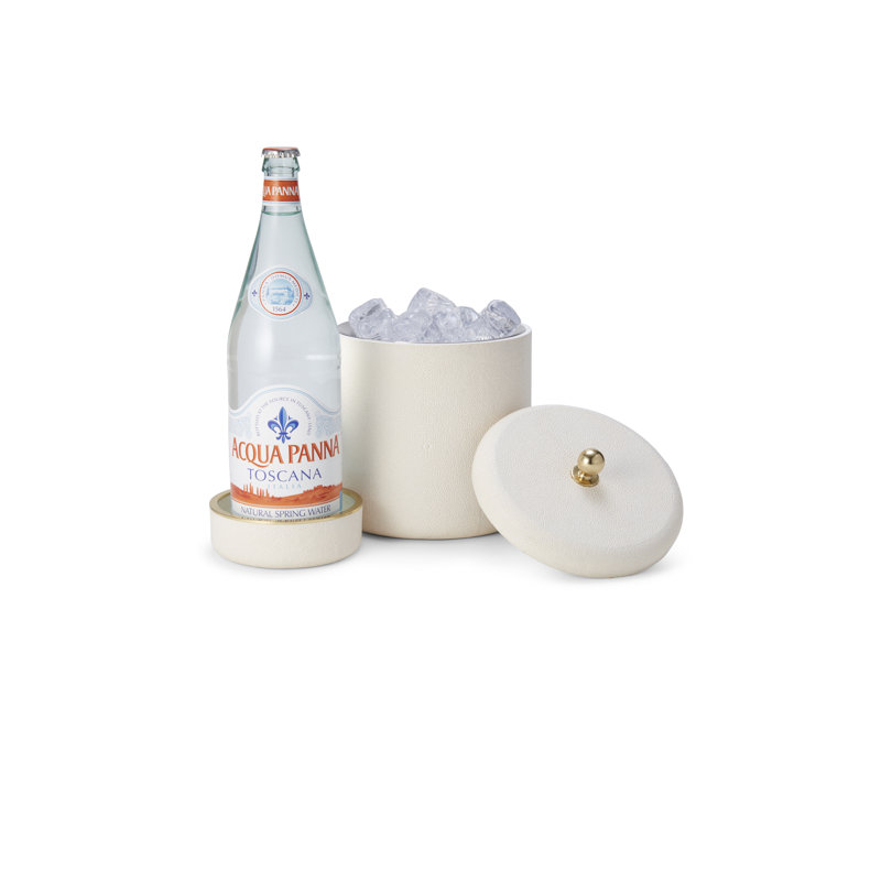 Seau à glace Shagreen, Crème