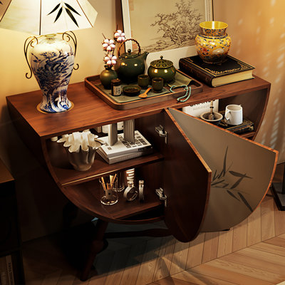 Double doors storage cabinet home decor cabinet