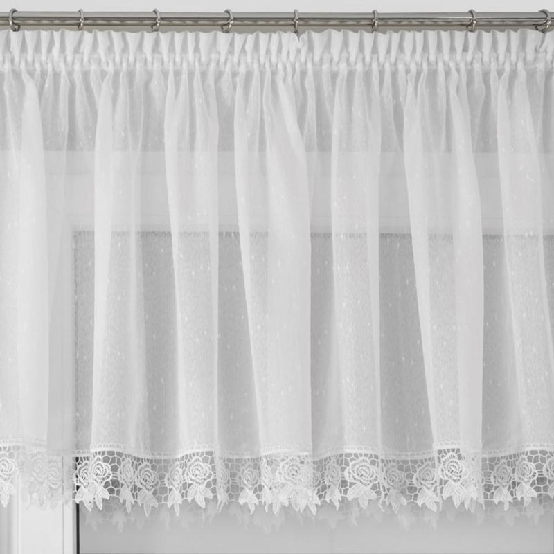 Purcellville Pencil Pleat Semi Sheer Single Curtain