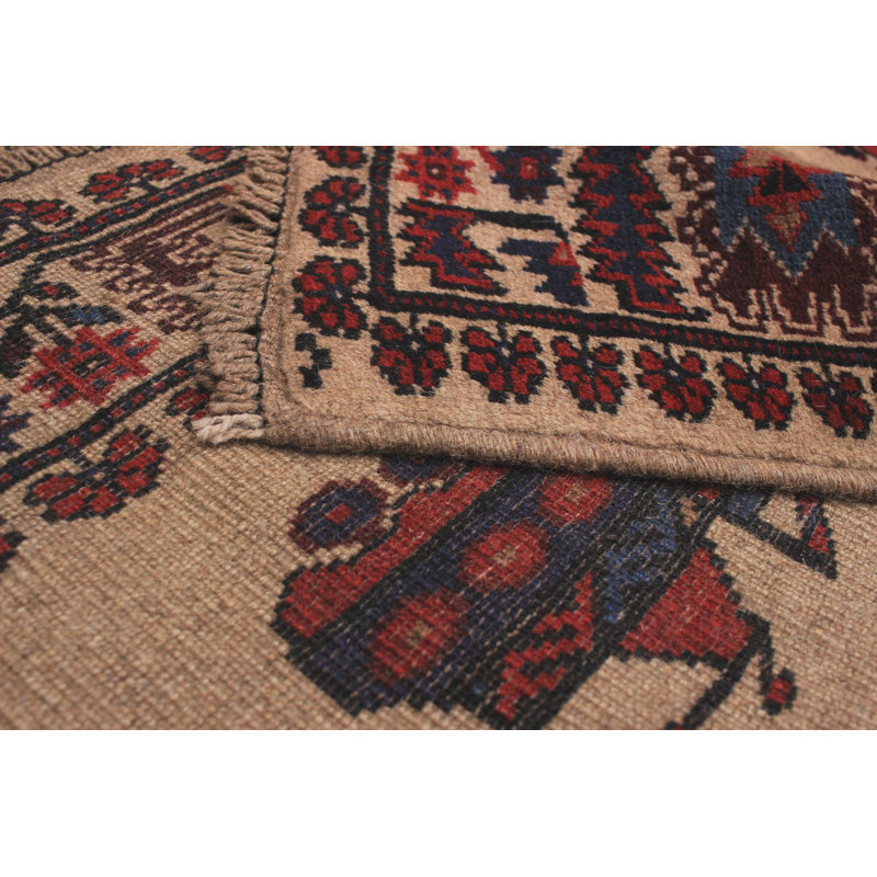 Isolde One-of-a-Kind 6'11" X 9'9" New Age Wool Area Rug in Tan