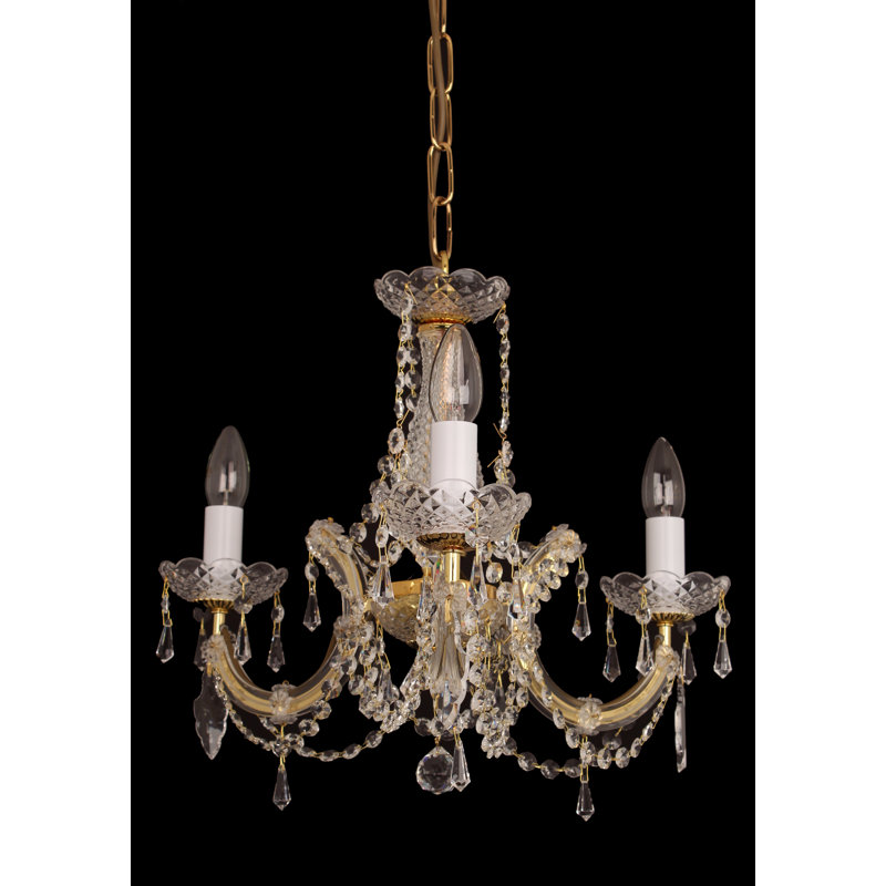 Hersh 3 - Light Candle Style Chandelier
