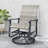 Outdoor Glider Chair,Wicker Rattan Swivel Chair Set-625476483