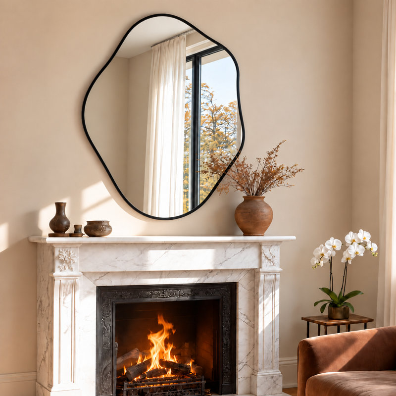 Miroir mural Asymmetric, 24 po x 32 po