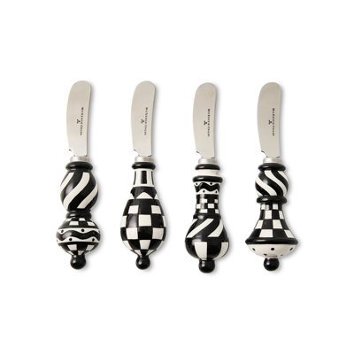 Courtly Check Party Spreaders, Set Of 4