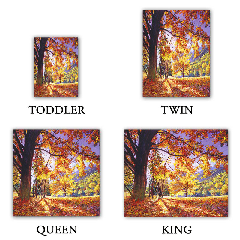 Ensembles de housse de couette DiaNoche en microfibre par David Lloyd Glover - Sunlight Through Trees
