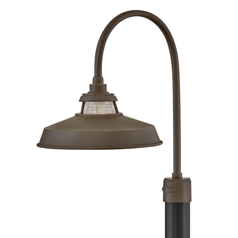 Troyer 1 - Light Pier Mount Lantern, Oil Rubbed Bronze