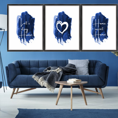 3 Piece No Frame Art Prints Set