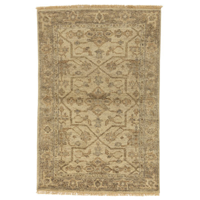 One-of-a-Kind 4' X 6' Hand Knotted Area Rug
