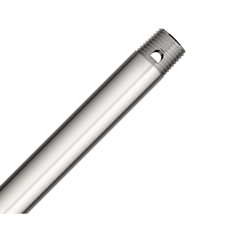 Ceiling Fan Downrod, Polished Nickel, 60" H x 0.75" W x 0.75" D