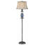 Lampe sur pied 59 po Revmet Gunmetal Clear-1782160864