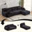 Modern Memory Foam Compressed Sofa,Large Sectional Couches For Living Room,Pet-Friendly Cloud Modular Sectional Sofa,Corduroy Fabric,Extra Deep Loveseat,No Assembly Required-931688464