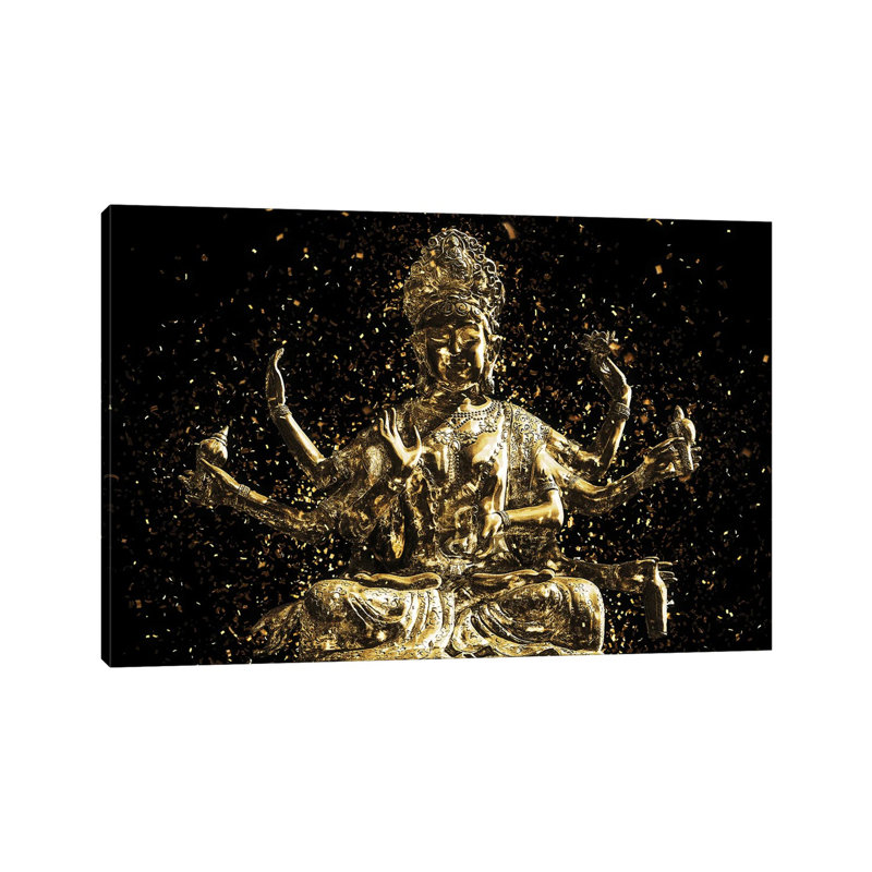 Golden - Shiva par Philippe Hugonnard - reproduction de photo sur toile tendue, H 18 po x l 26 po x P 1,5 po