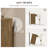 Farmhouse Entryway Table, Fluted Console Table With Storage, 47” Hallway Accent Desk, Handle-Less Drawers