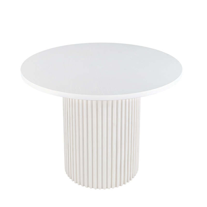 Table de salle à manger Cambree, Blanc, H 36 po x L 48 po x l 48 po