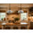 Glenover Tiffany Pendant Lights Fixture Stained Glass LED Bulbs Included 16”W*16”D*75”H-1067519741