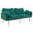 Velours vert est en rupture de stock