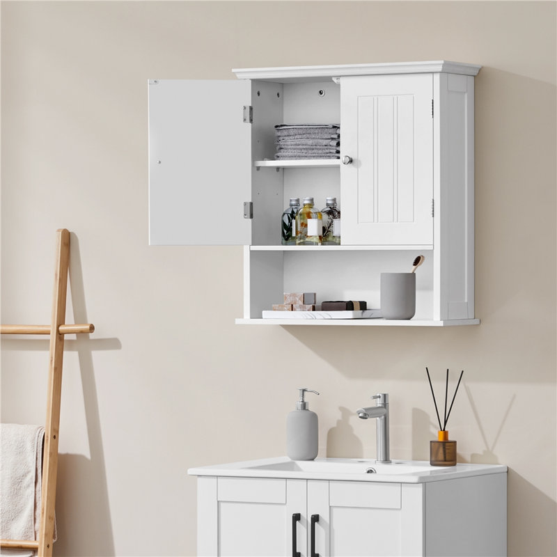 Armoire murale de salon avec tablette réglable