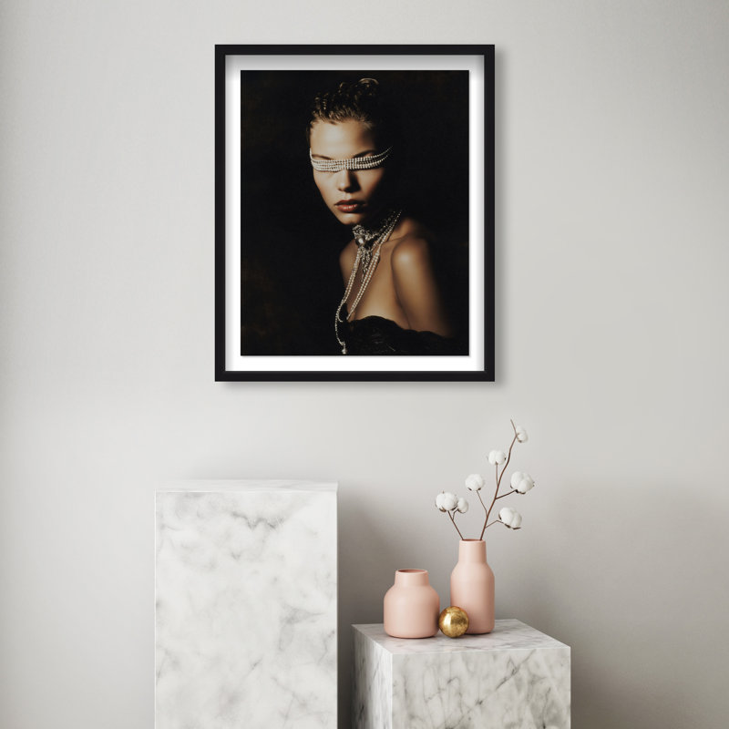 Nacreous Vision Print by Oliver Gal, 31.5"H x 25.5"W, Black Shadowbox