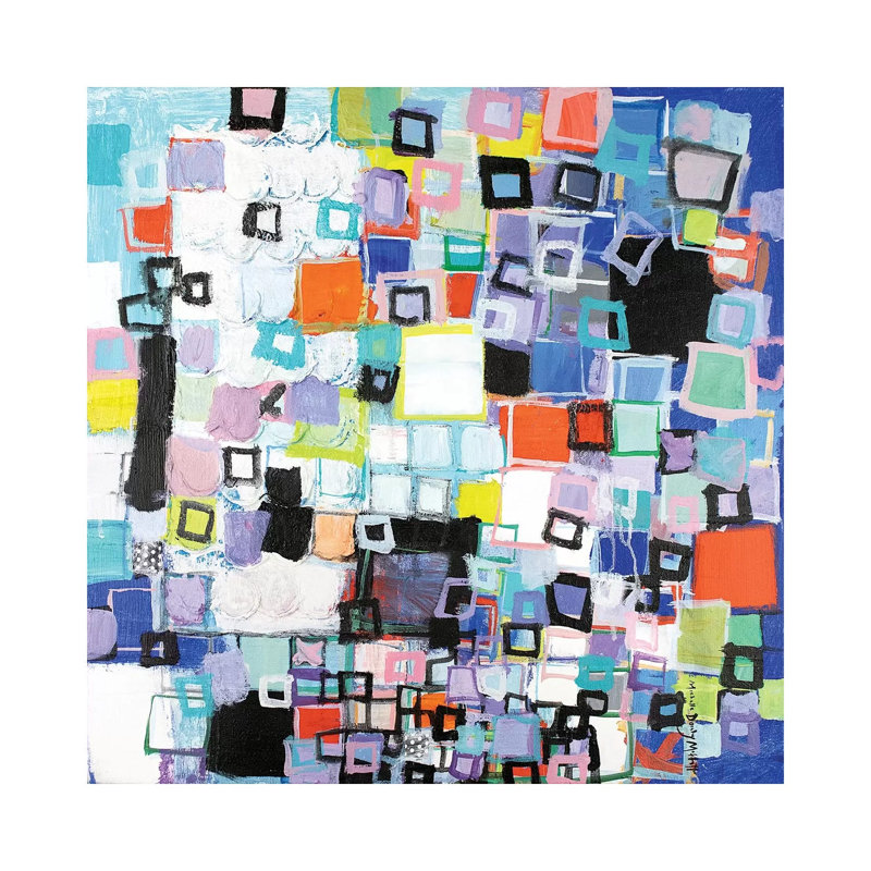 Out Of The Blue by Michelle Daisley Moffitt - Wrapped Canvas Print, 30.48 cm H x 30.48 cm W