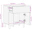 50cm W Solid Wood Bedside Table