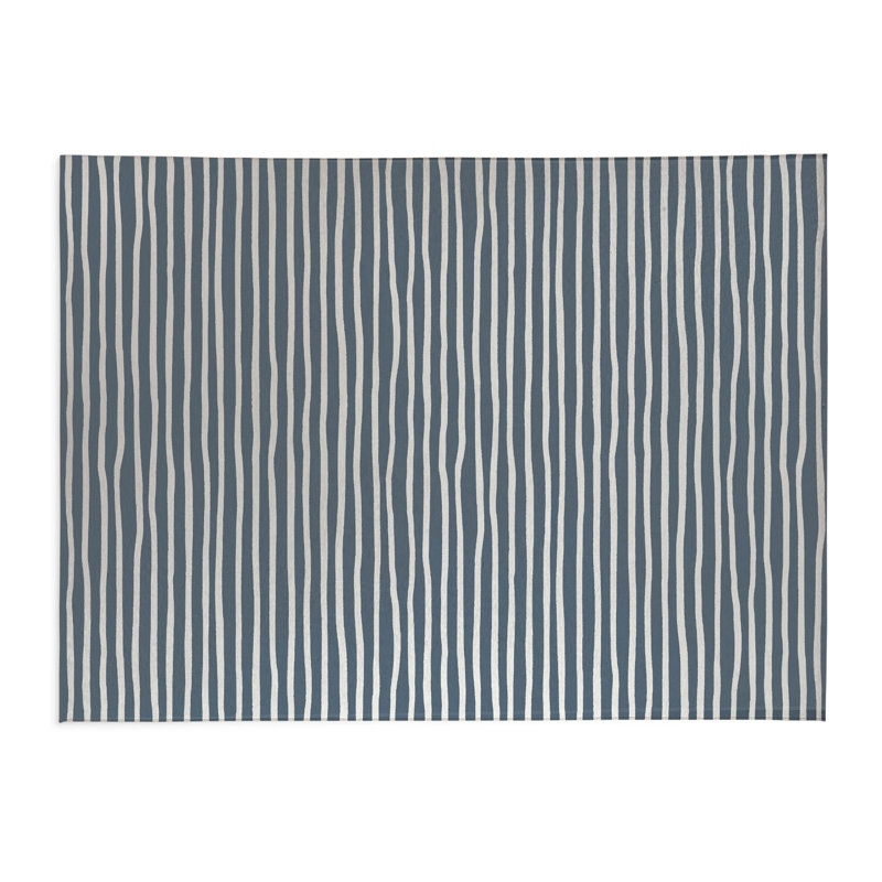 Tapis de cuisine Ribbon Play, Bleu, Rectangulaire 2 pi x 3 pi