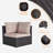 Wicker 6 - Person Patio Conversation Set with Cushions-96004904-97637278