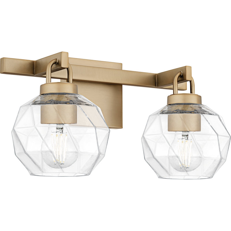 Luminaire de salle de bain Allionna, Doré