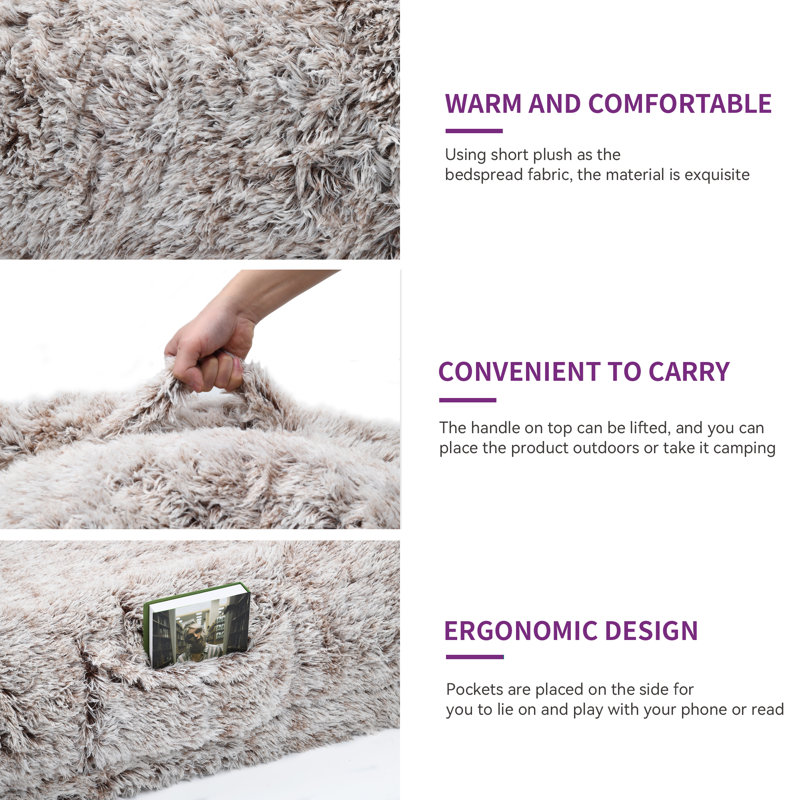 Lit pour chien Tucker Murphy Pet ™, Beige
