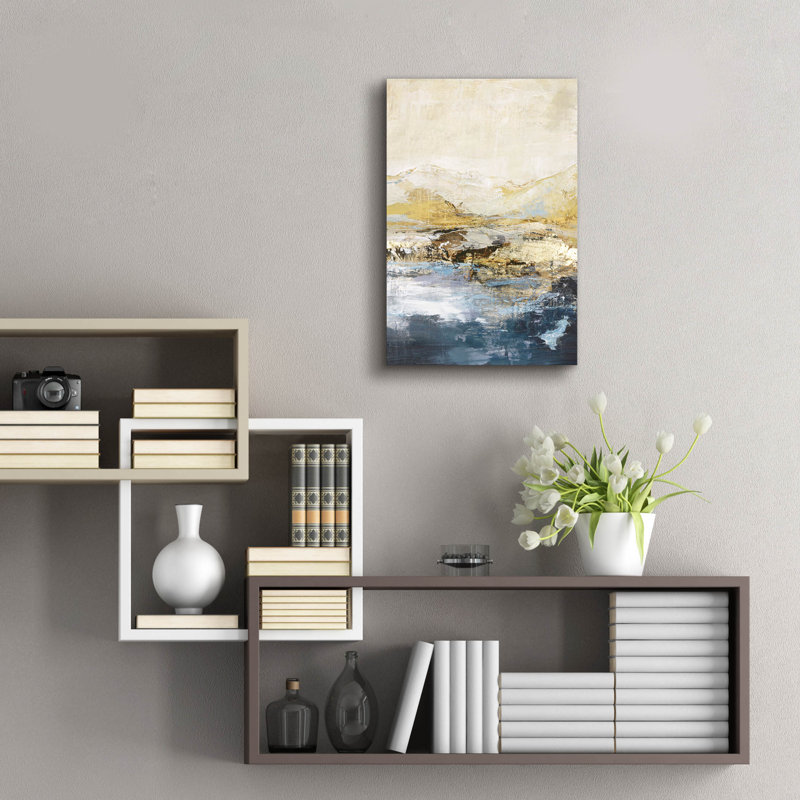 Art mural en verre Wrought Studio ™ «Astonish 2» par Incado, H 24 po x l 16 po x P 0,2 po