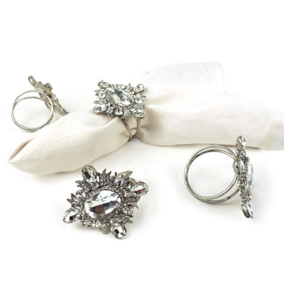 Glass Beads Napkin Ring