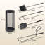 Charel Fireplace Tools Set with Basket, 5-Piece Fireside Companion Set