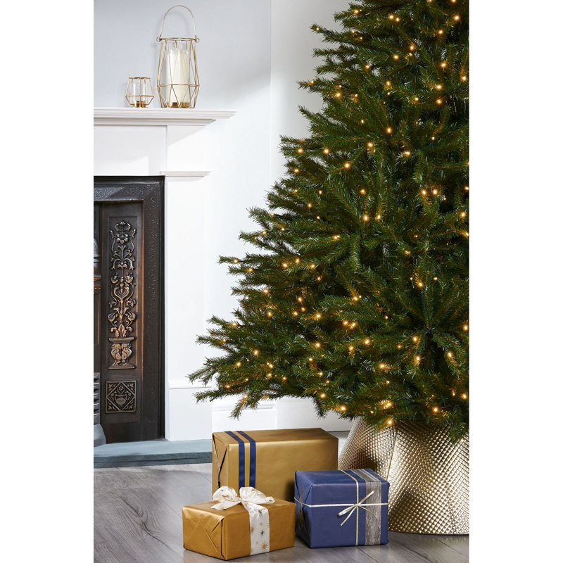 Lighted Artificial Pine Christmas Tree, 6ft.
