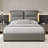 PU Leather Hydraulic Platform Bed with Lift Up Storage and Sensor LED Lights-2117719383