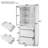 Freestanding Bathroom Storage Linen Cabinet-114236581