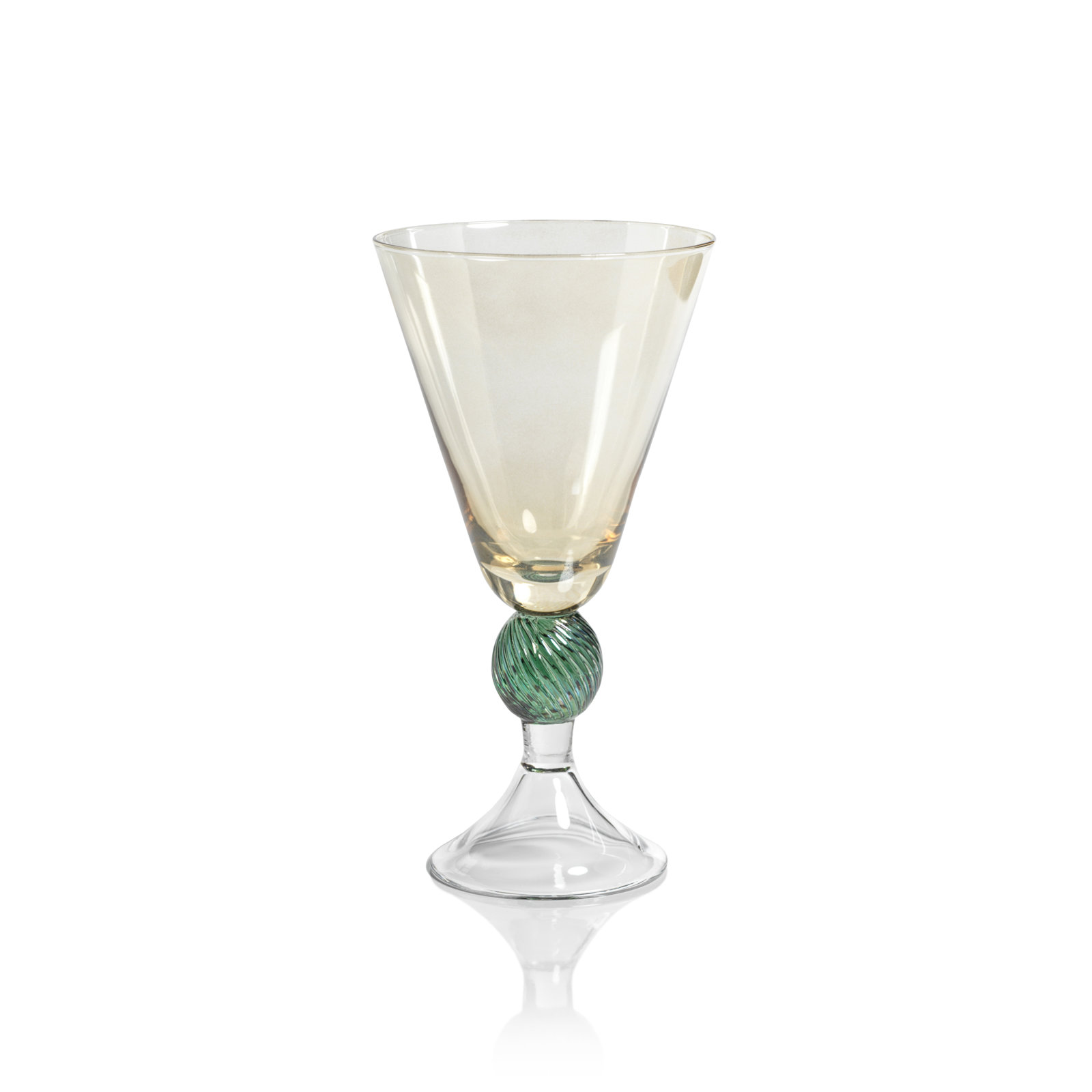 Colmar 12.7oz. Wine Glass Set, Light Amber
