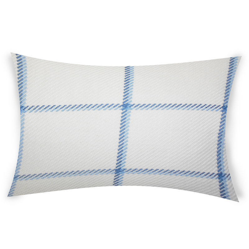  Rectangular Cotton Pillow Cover & Insert, Gray, 14" x 48"