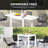 Derizzo Extendable Metal Dining Table-82763058